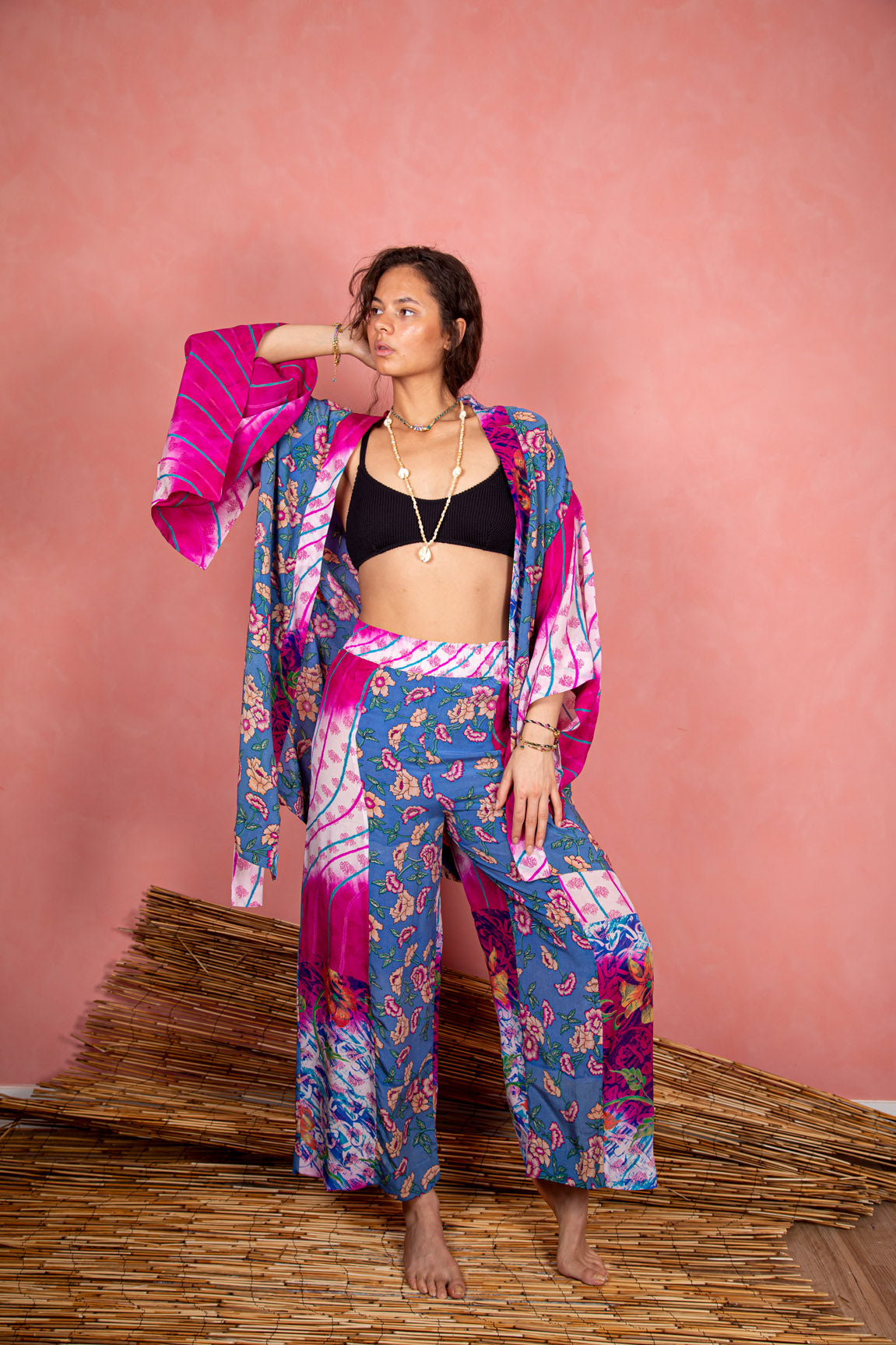 Marigold Pant, Fuscia M