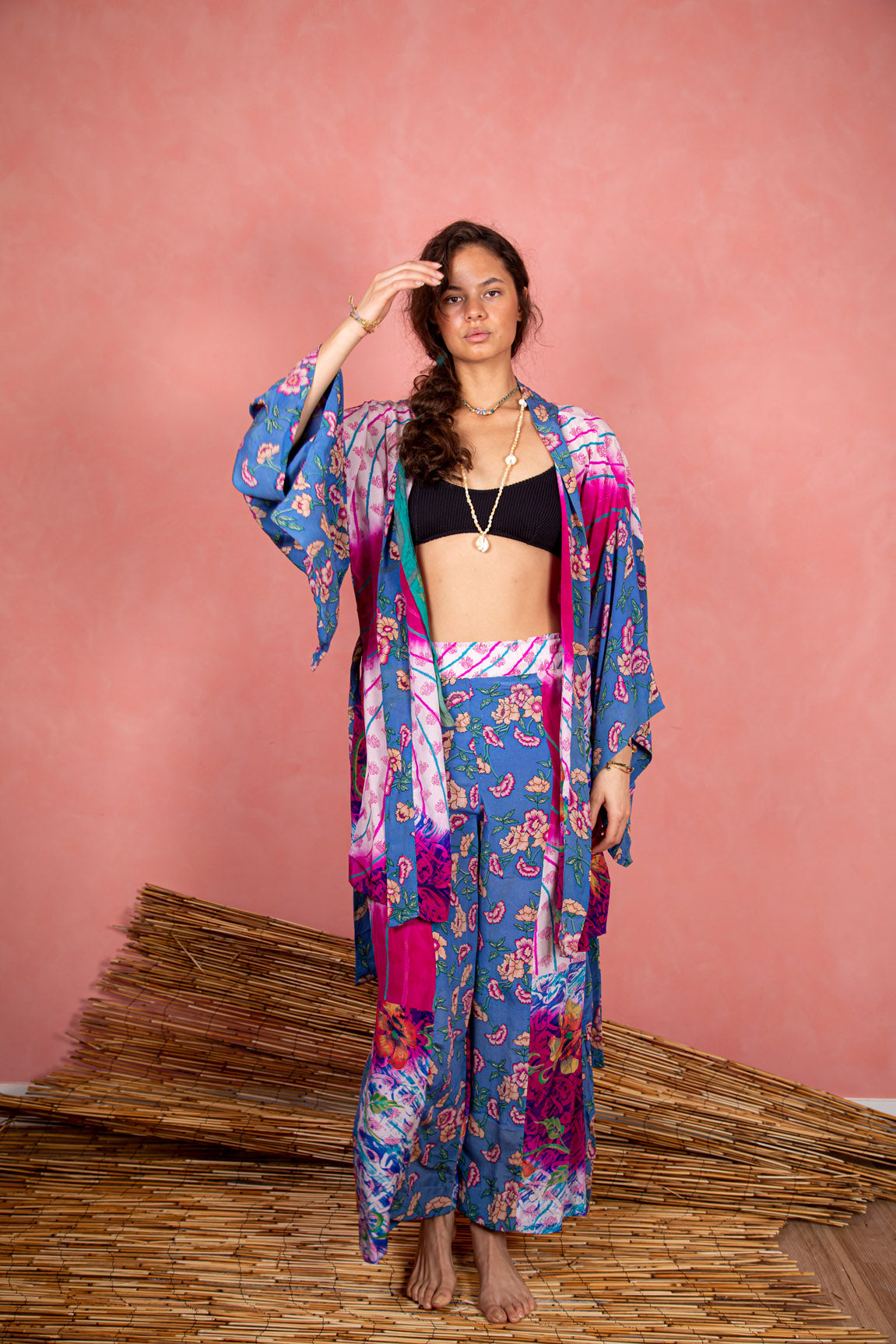 Marigold Robe, Fuscia L