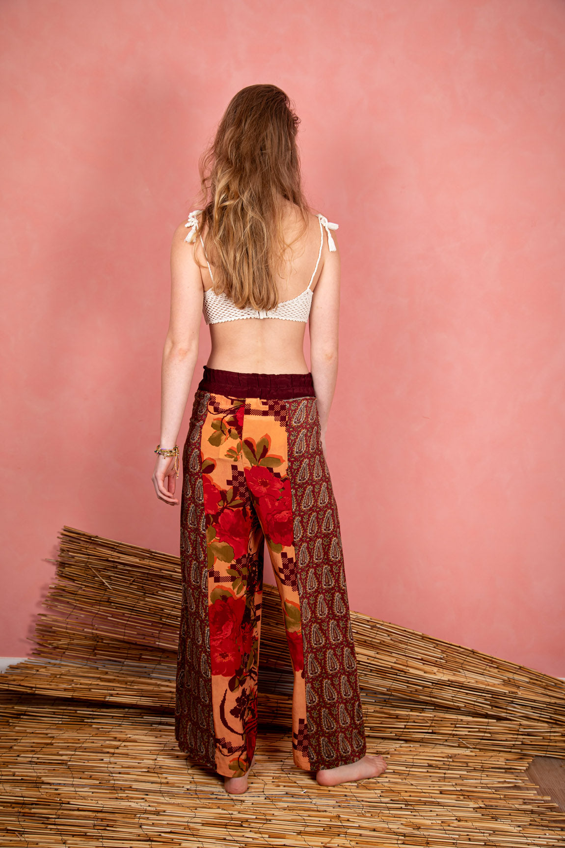 Marigold Pant, Crimson XS