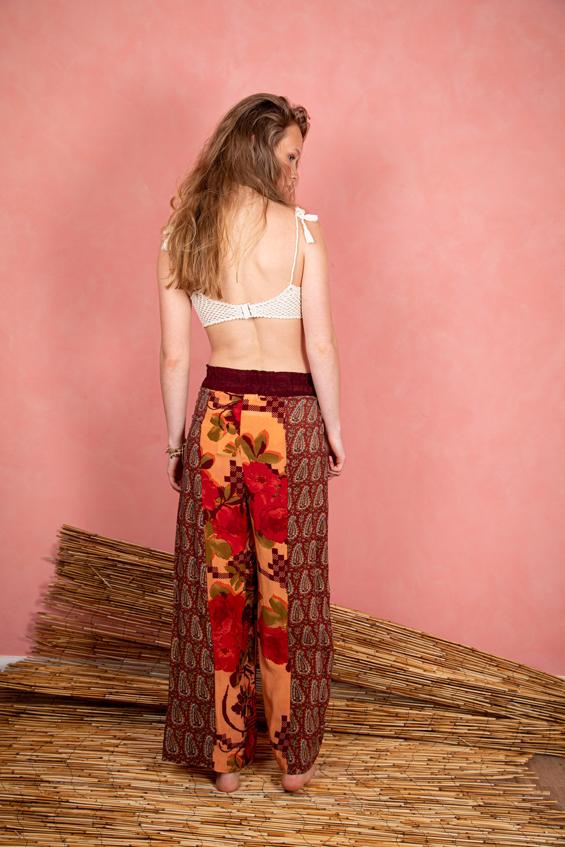 Marigold Pant, Crimson XS