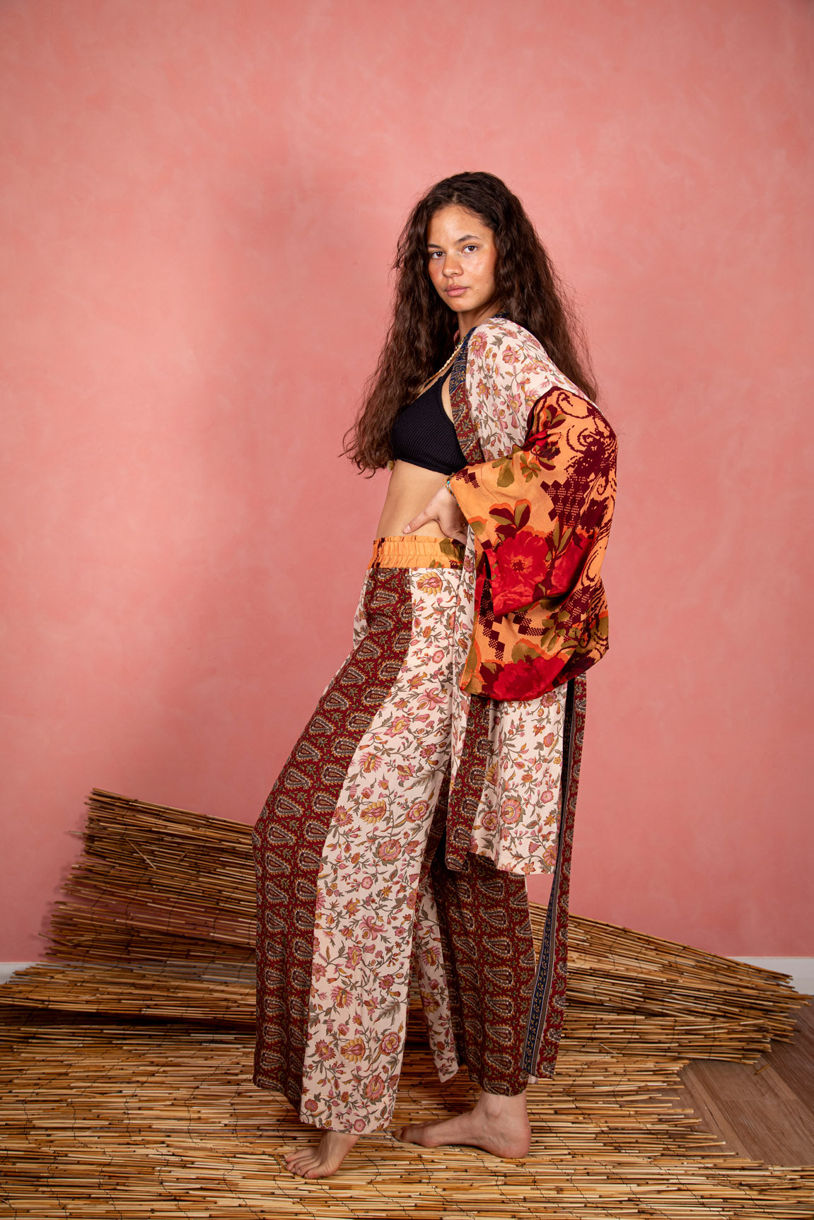 Marigold Pant, Soft Crimson L