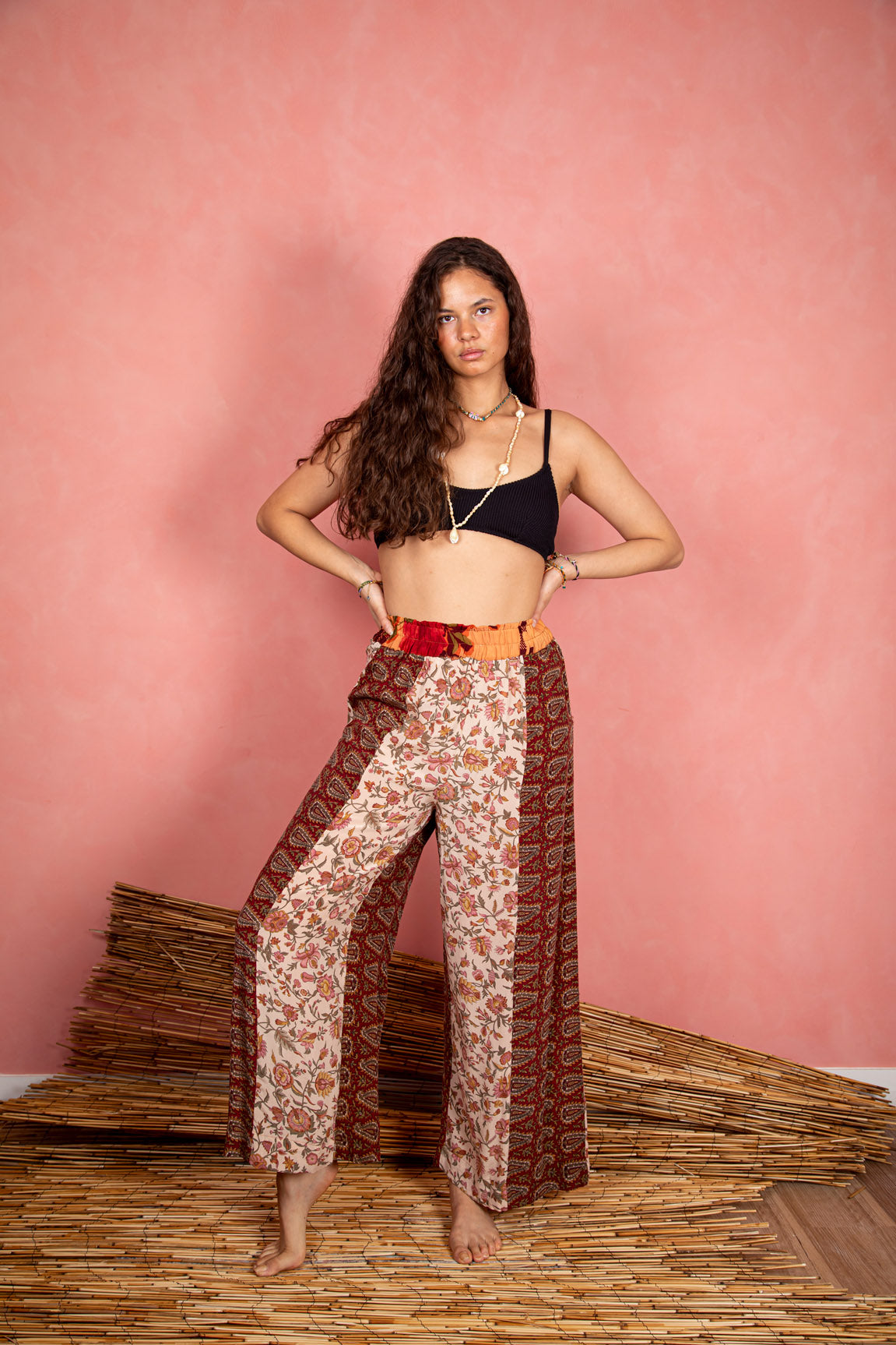 Marigold Pant, Soft Crimson L