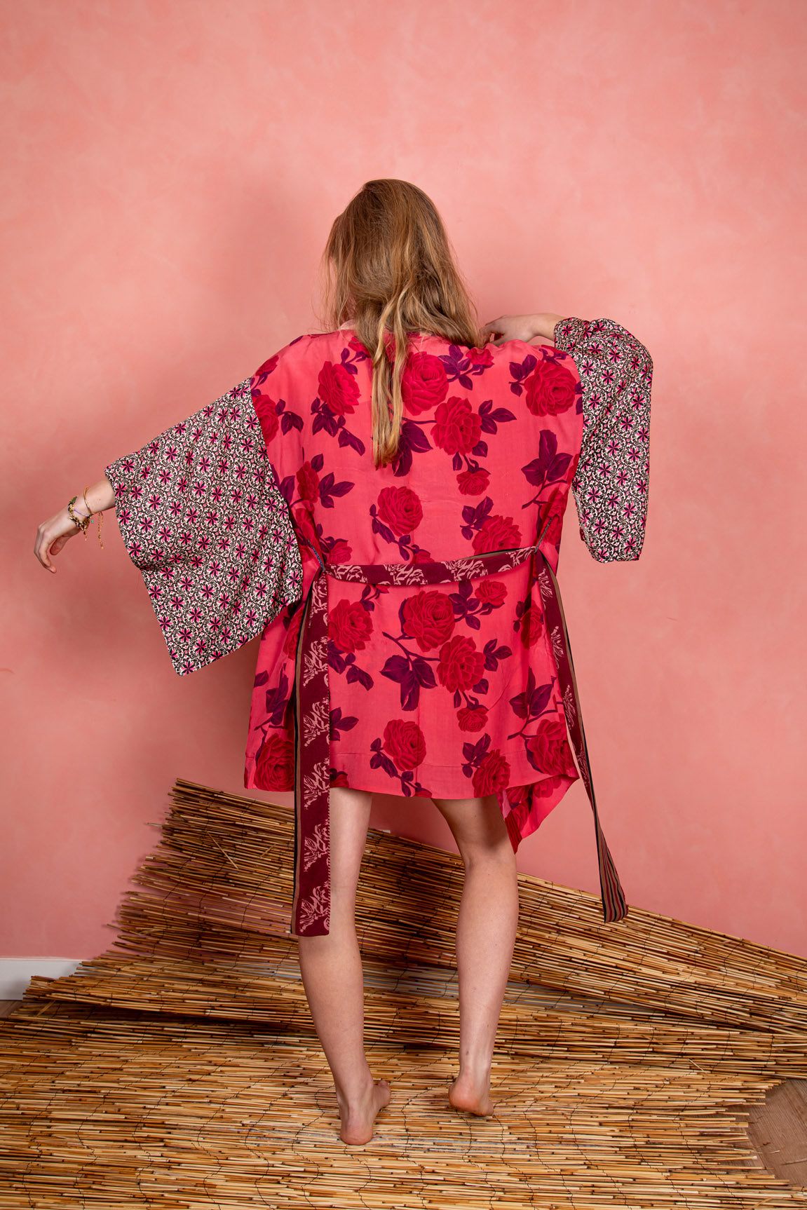 Marigold Robe, Roses XS