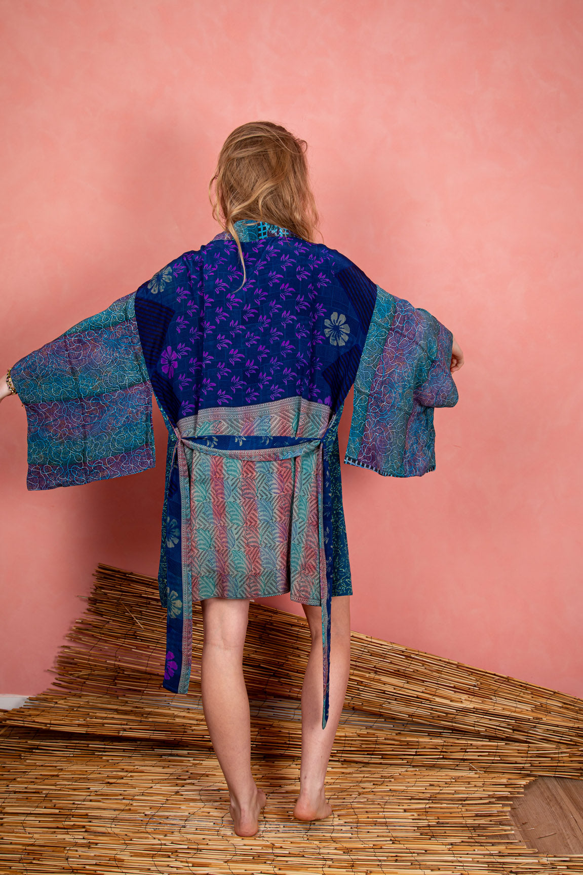 Marigold Robe, Indigo S