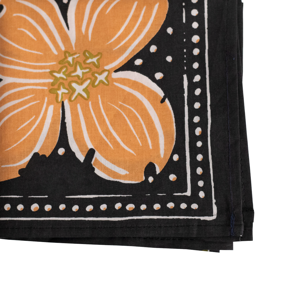 Folk Bandana, Dogwood Flower