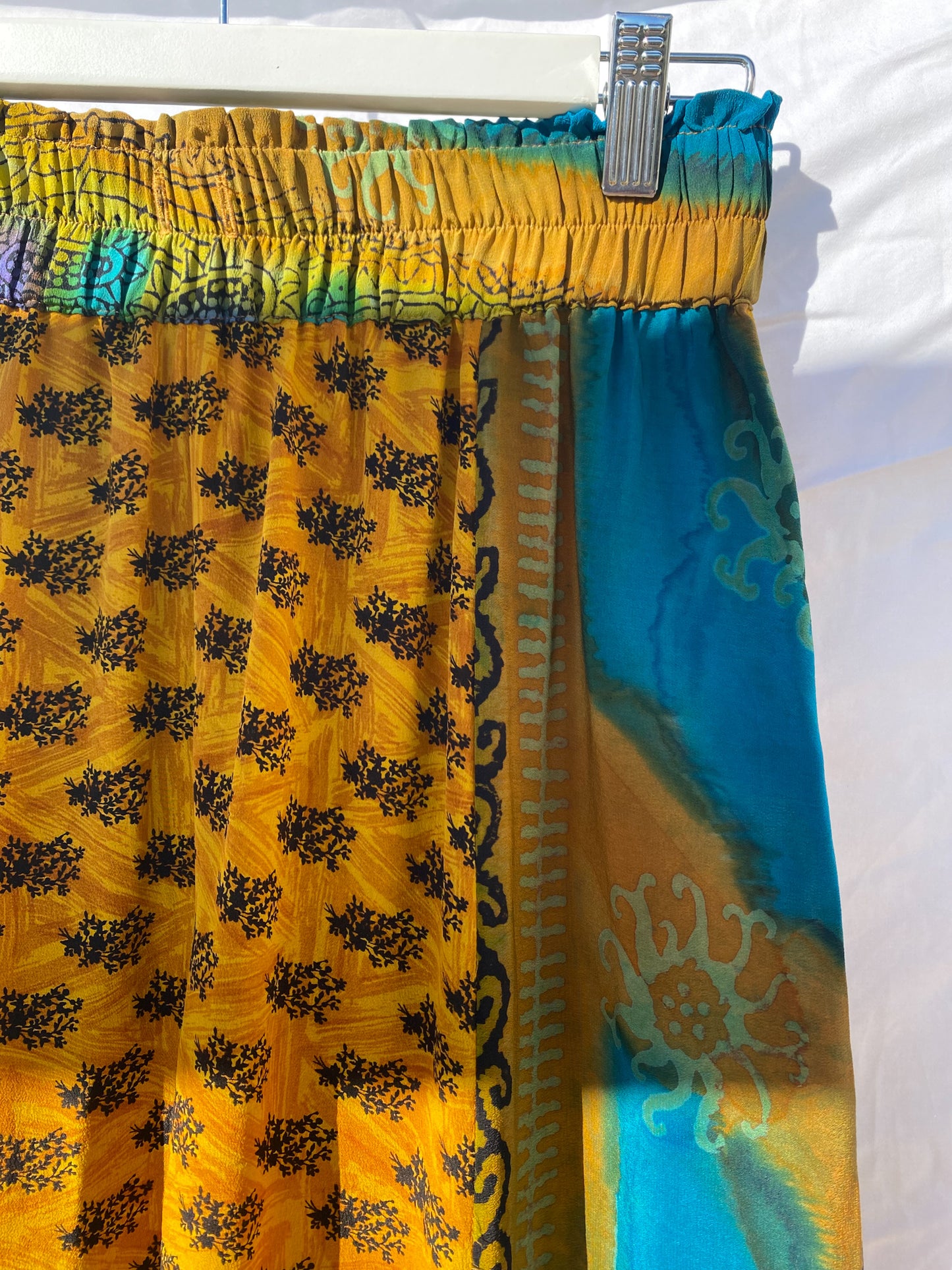 Sample Saree Silk Pants M