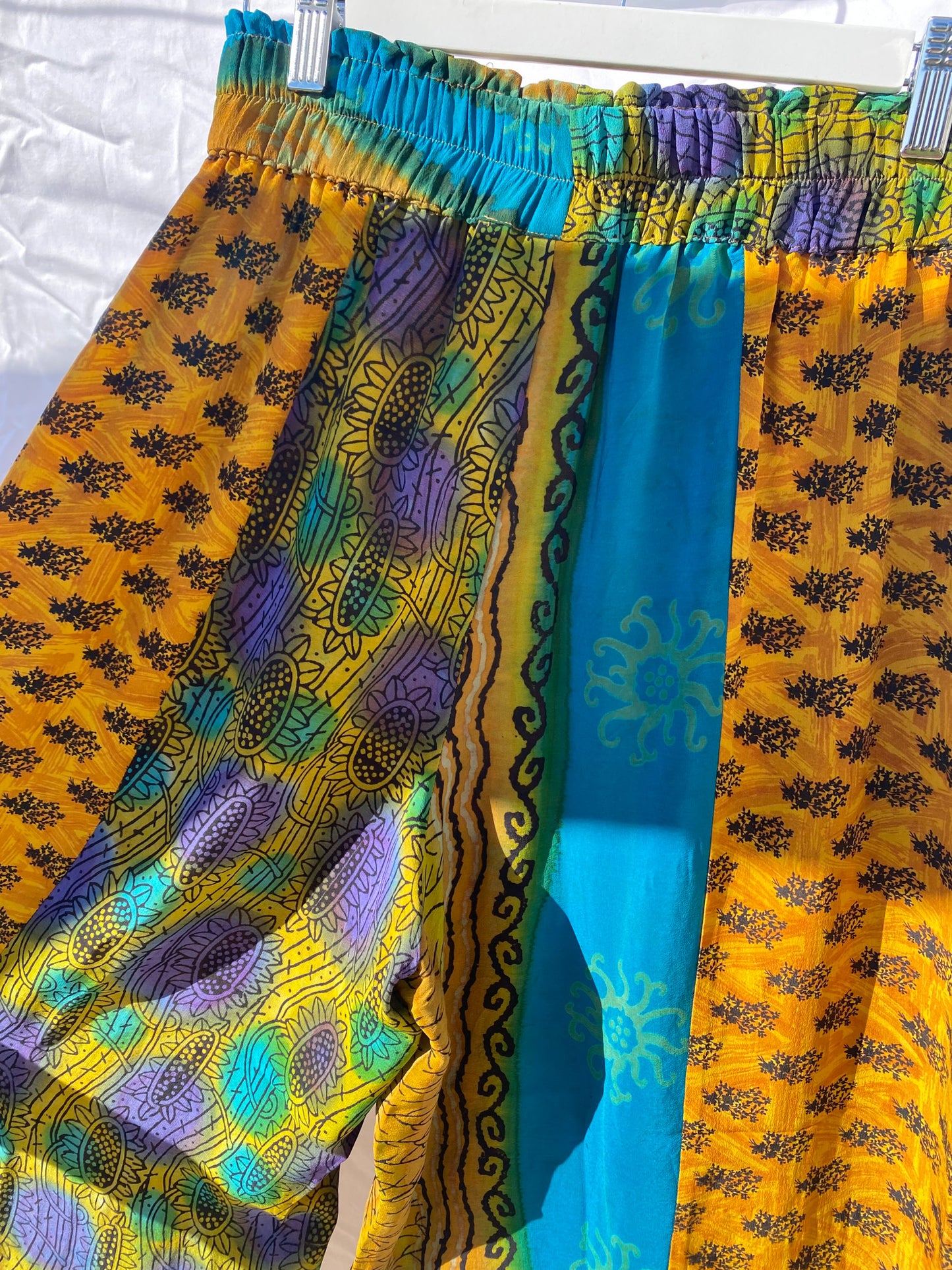 Sample Saree Silk Pants M