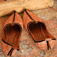 RARE INDIAN LEATHER SLIPPERS, 38/39