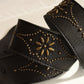 KOMPANERO BLACK STUDDED BELT S