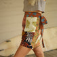 Wrap Skirt Earthy 03, O/S