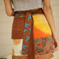 Wrap Skirt Earthy 03, O/S