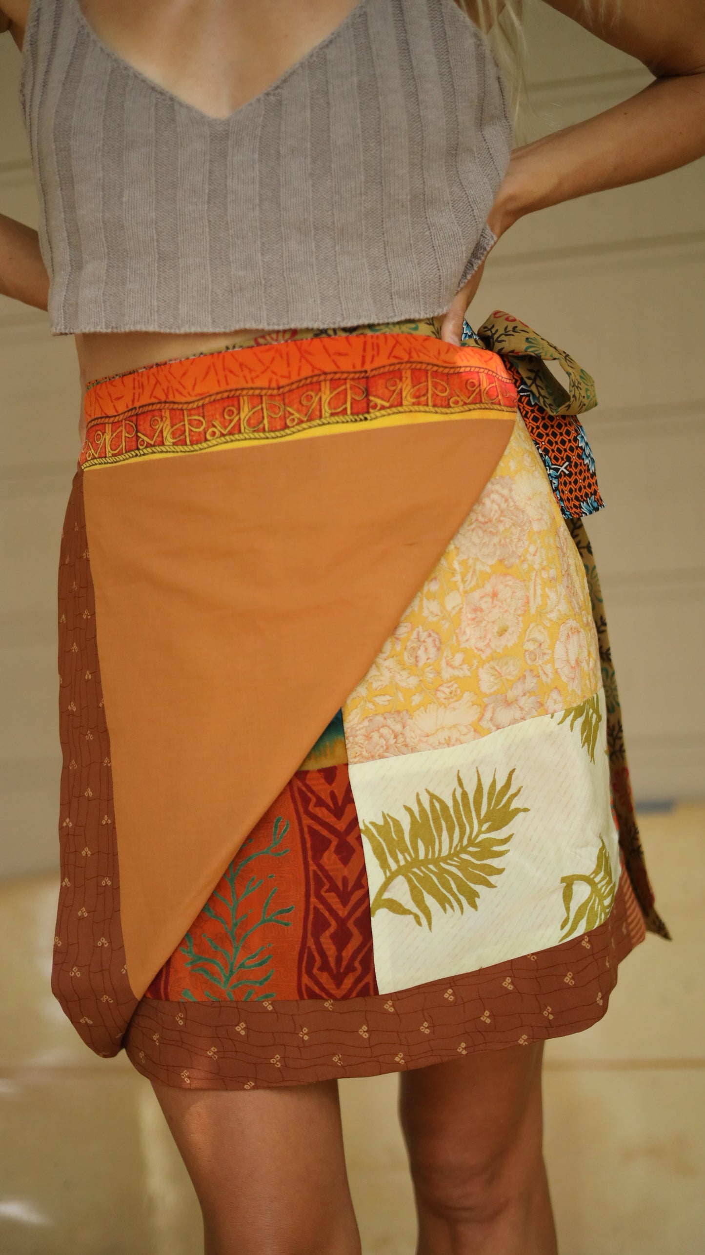 Wrap Skirt Earthy 04, O/S