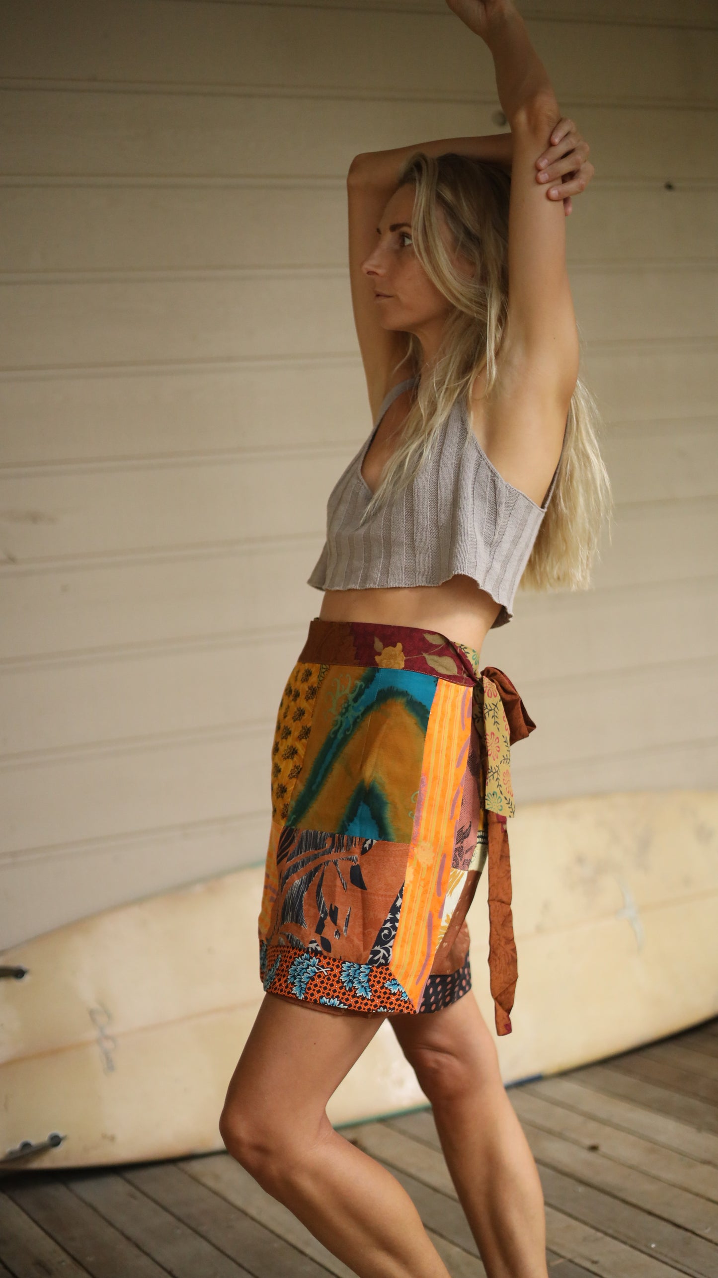 Wrap Skirt Earthy 06, O/S