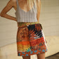 Wrap Skirt Earthy 07, O/S