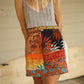 Wrap Skirt Earthy 07, O/S