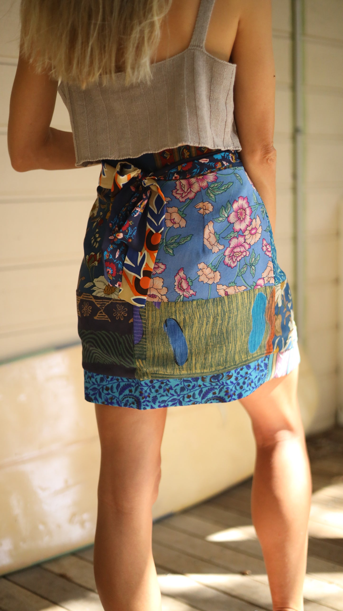 Wrap Skirt Ocean 03, O/S