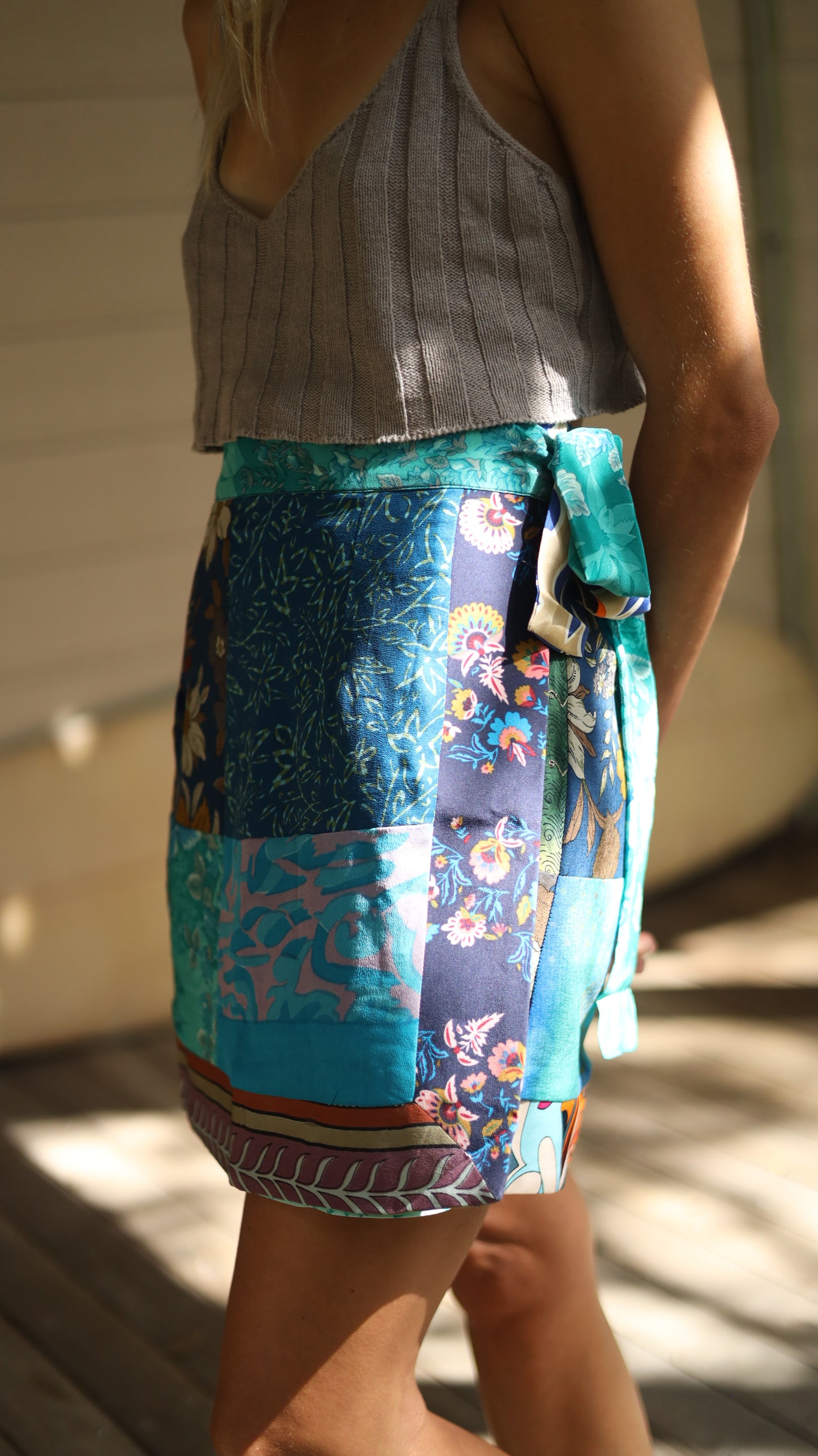 Wrap Skirt Ocean 04, O/S