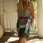 Wrap Skirt Ocean 05, O/S