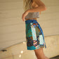 Wrap Skirt Ocean 07, O/S