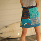 Wrap Skirt Ocean 08, O/S