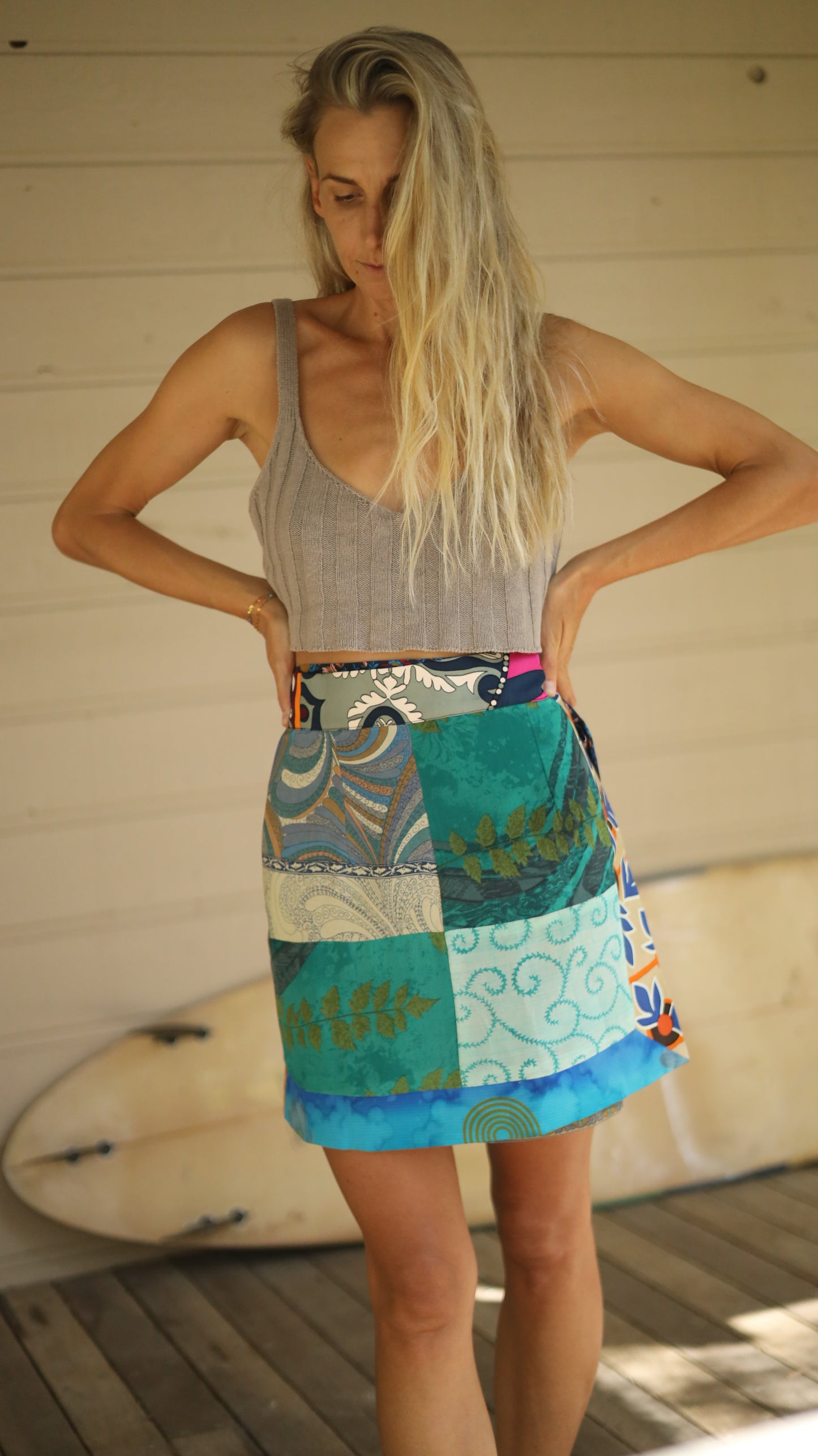 Wrap Skirt Ocean 10, O/S