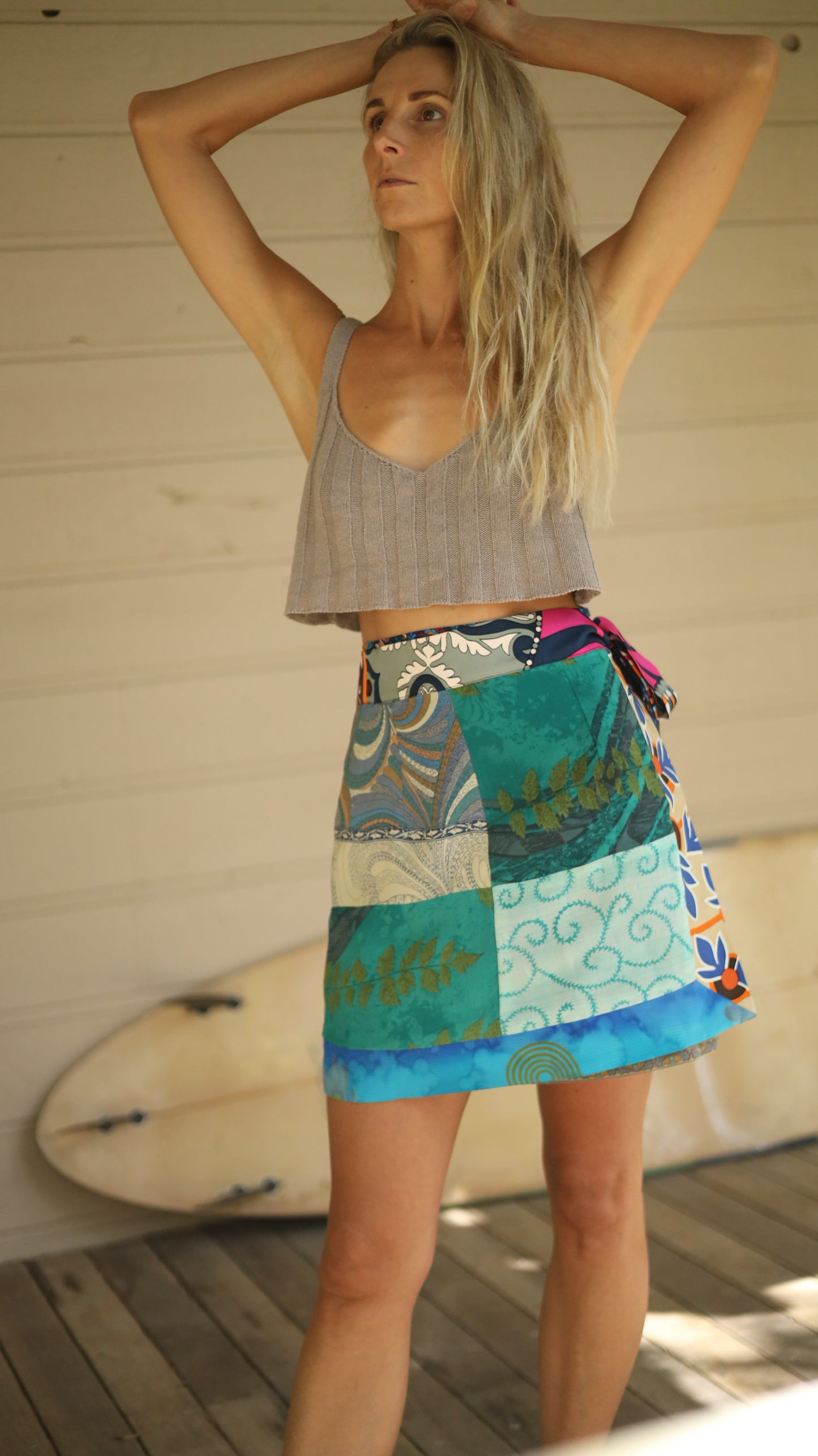 Wrap Skirt Ocean 10, O/S