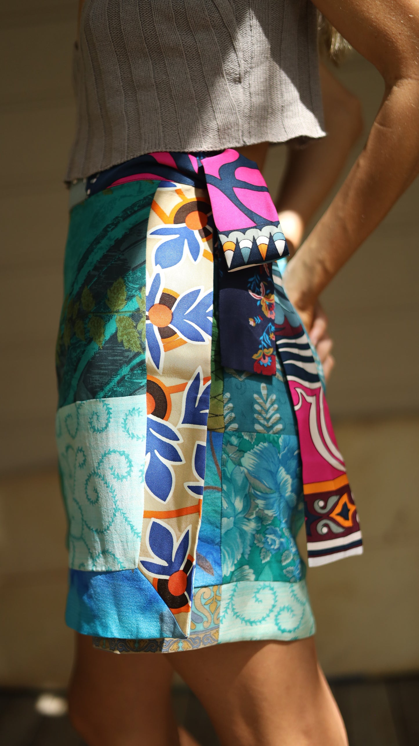 Wrap Skirt Ocean 10, O/S