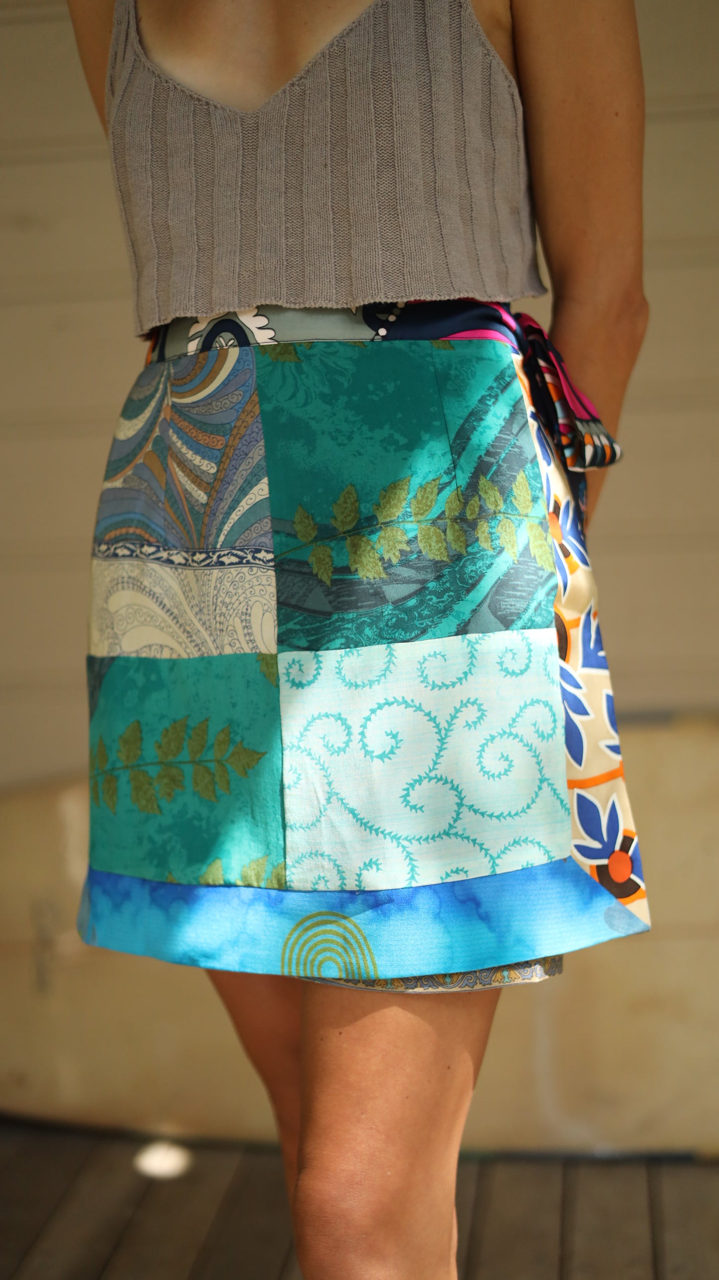 Wrap Skirt Ocean 10, O/S