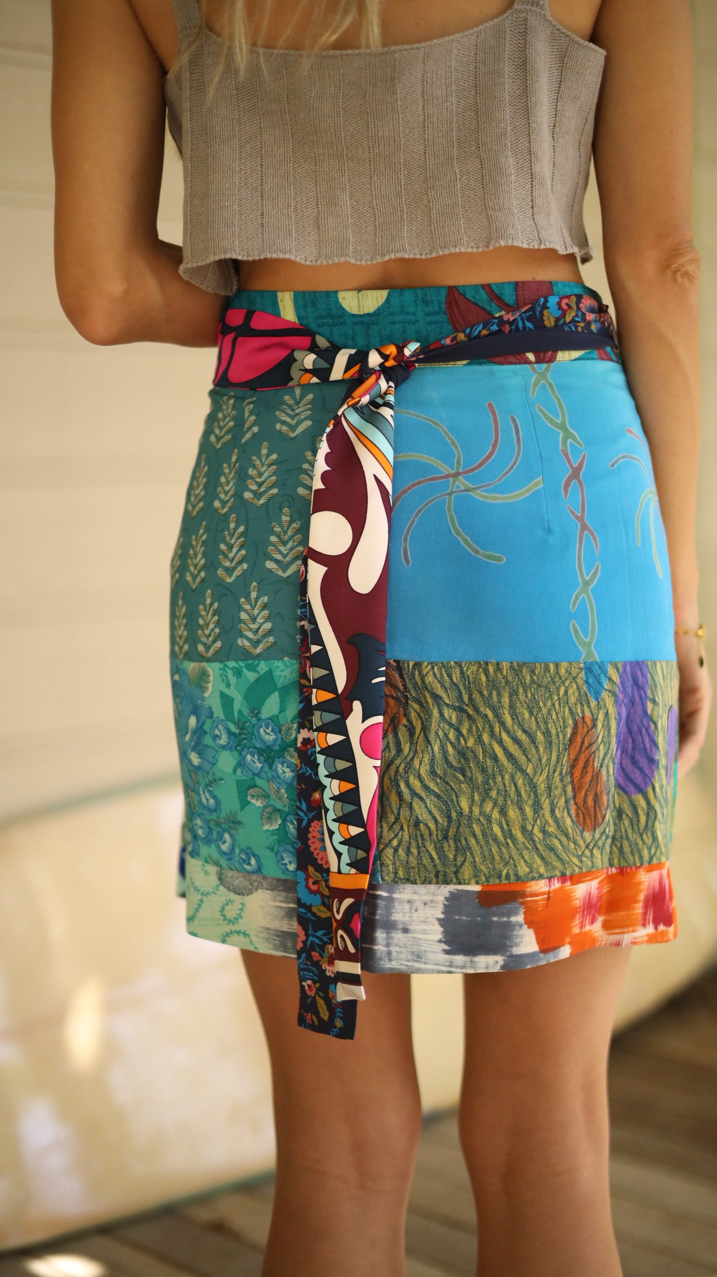 Wrap Skirt Ocean 10, O/S