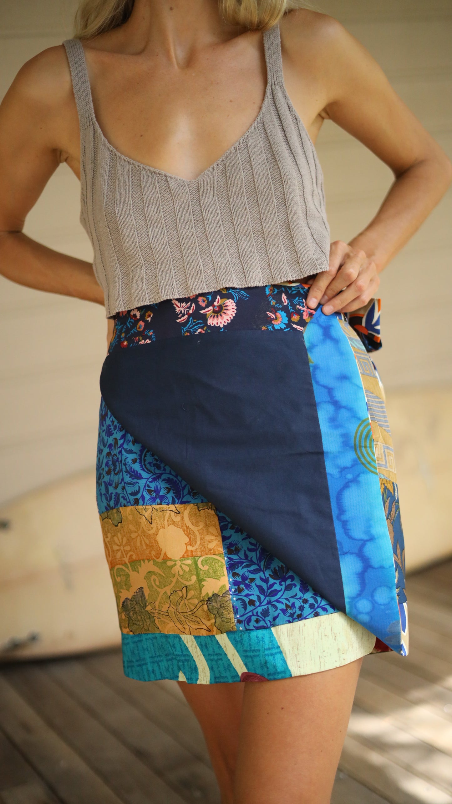 Wrap Skirt Ocean 12, O/S