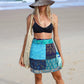 Wrap Skirt Ocean 01, O/S