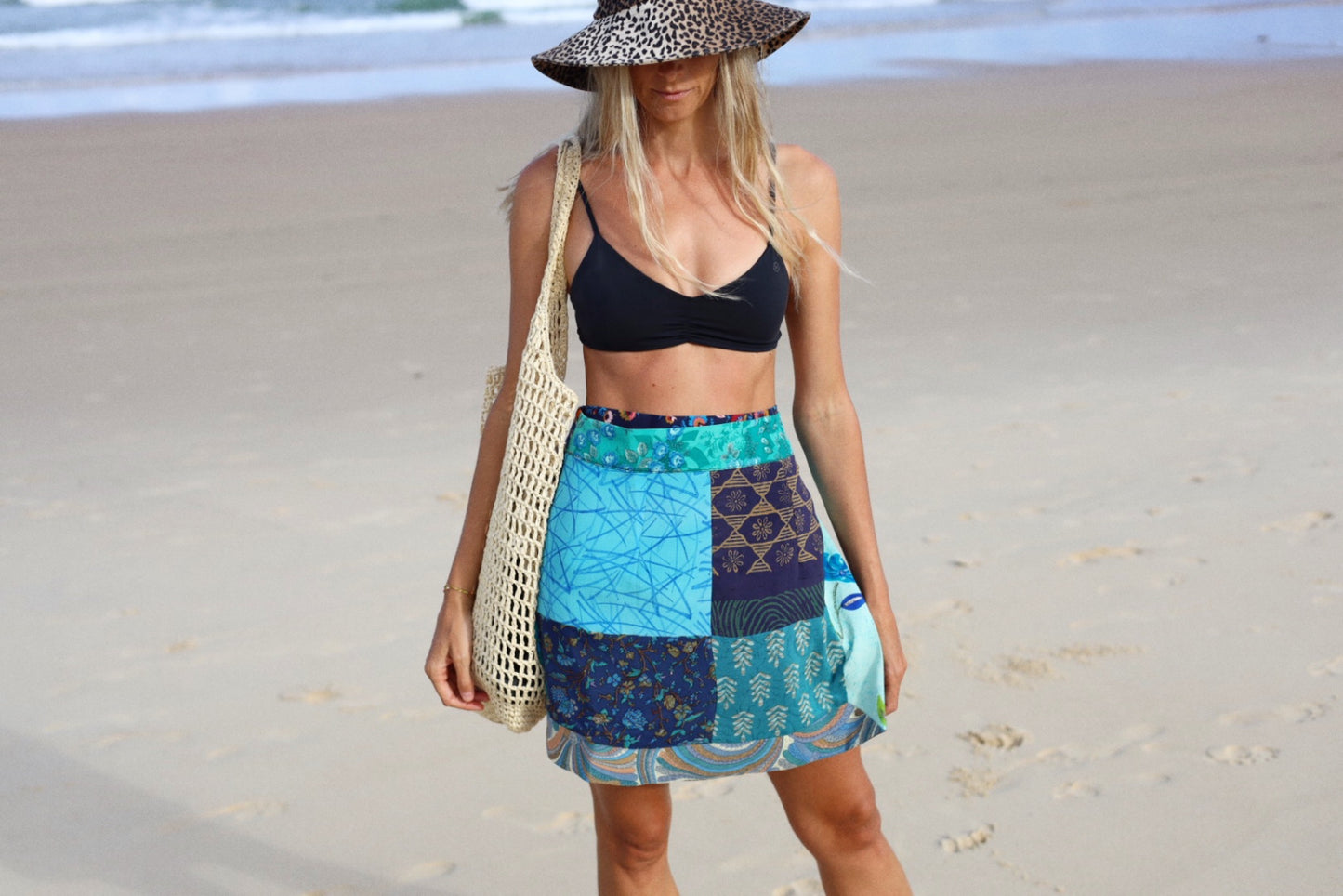 Wrap Skirt Ocean 01, O/S