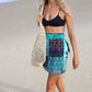 Wrap Skirt Ocean 01, O/S